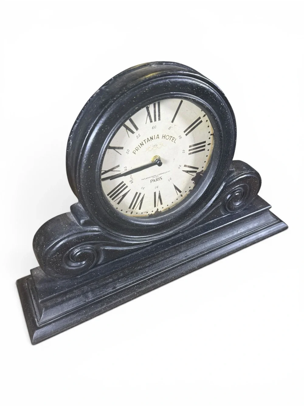Black Mantel Clock - Vintage-Style Home Wall Decor